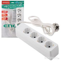 Удлинитель 4роз/1,7м, ENGY "Гранд" с заземлением (ПВС 3*0,75) (1/30)