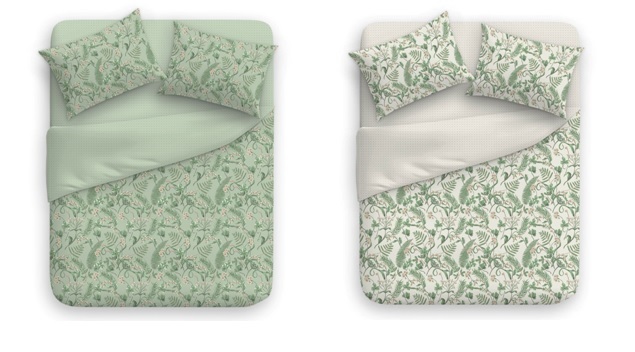 КПБ 2сп 4 пр, бязь, 2 диз PROVANCE Мосс (1/6)