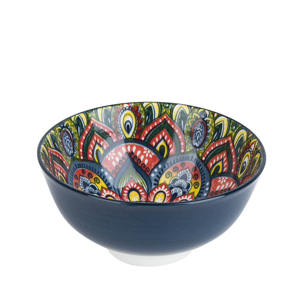 "Arabesque" Салатник (синий) d=12см v=300мл (min6) (транспортная упаковка)фарф.(12/72)