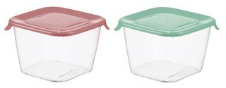 Емкость для продуктов 1,5л ПРАКТИК Микс (разноцветный) пласт.(1/16)