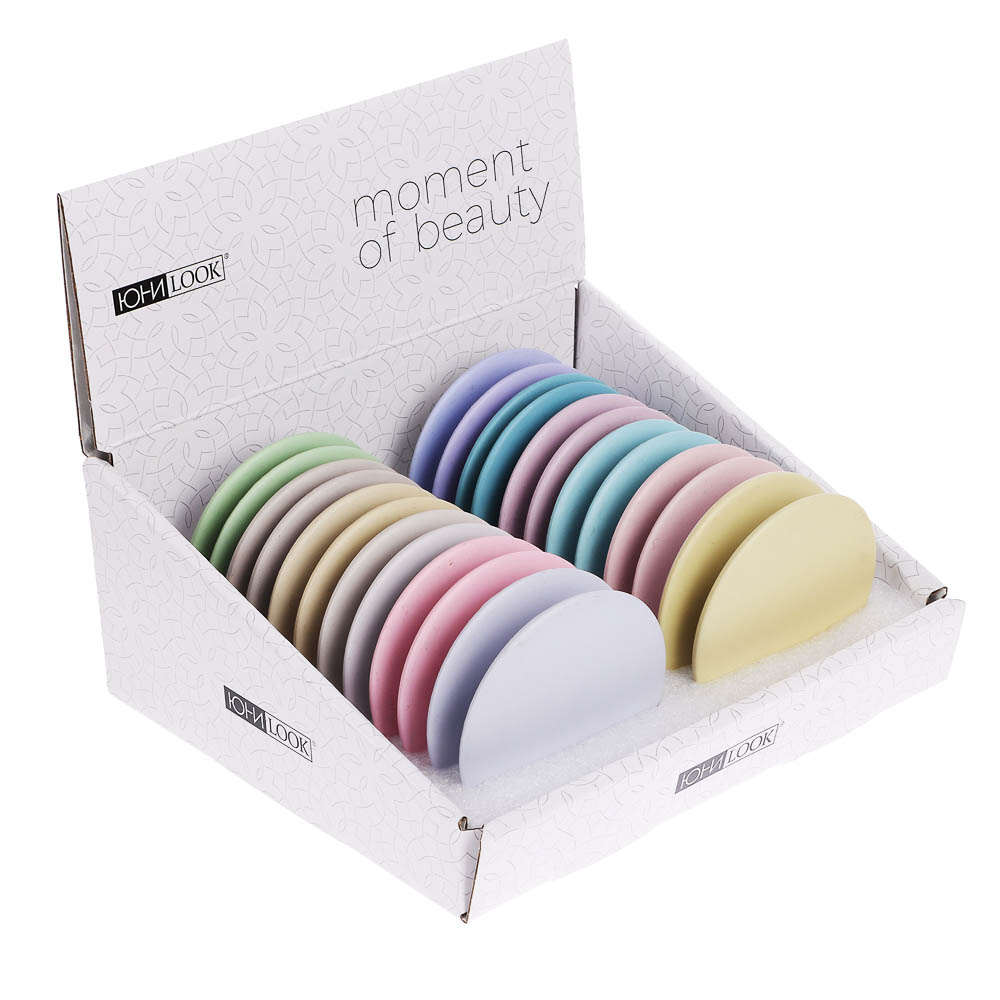 Зеркало карманное,металл,стекло,d7,5см,(6-12 диз.)ЮНИLOOK (1/24/576)