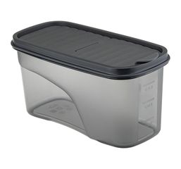 Емкость для сыпучих продуктов БЕСТ 1л Графитовый пласт.(1/12)