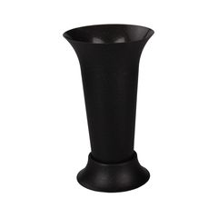 Ваза для цветов п/срезку d=185мм h=310мм (черн) пласт.(1/12)