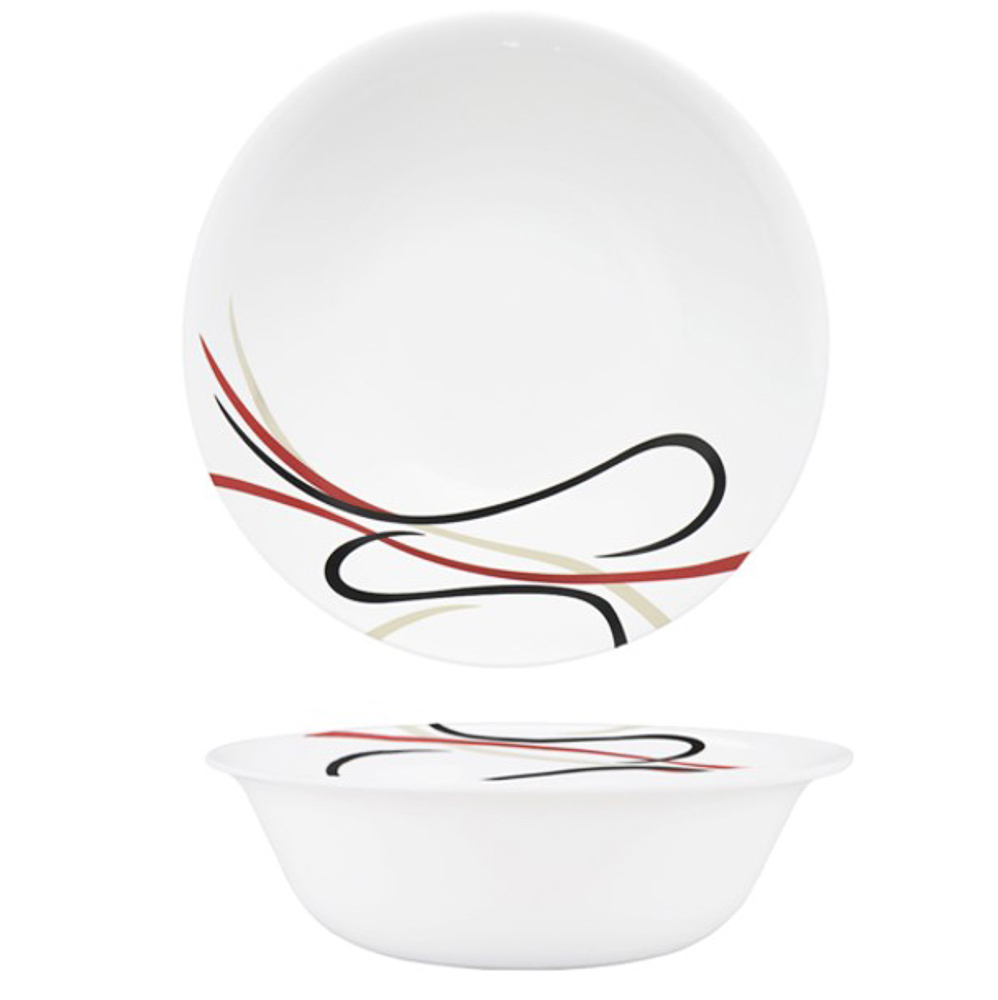 Салатник, опаловое стекло, 1380мл, 23х6.6см MILLIMI Тинт (6/18)