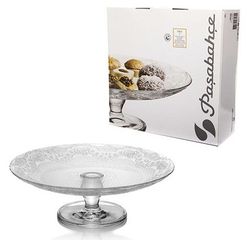 Блюдо Lacy 160мм на ножке стекло(1/6)
