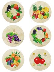 Подставка п/горяч. (бамбук) 14*14см; d14см (6 диз) (1/10/200)