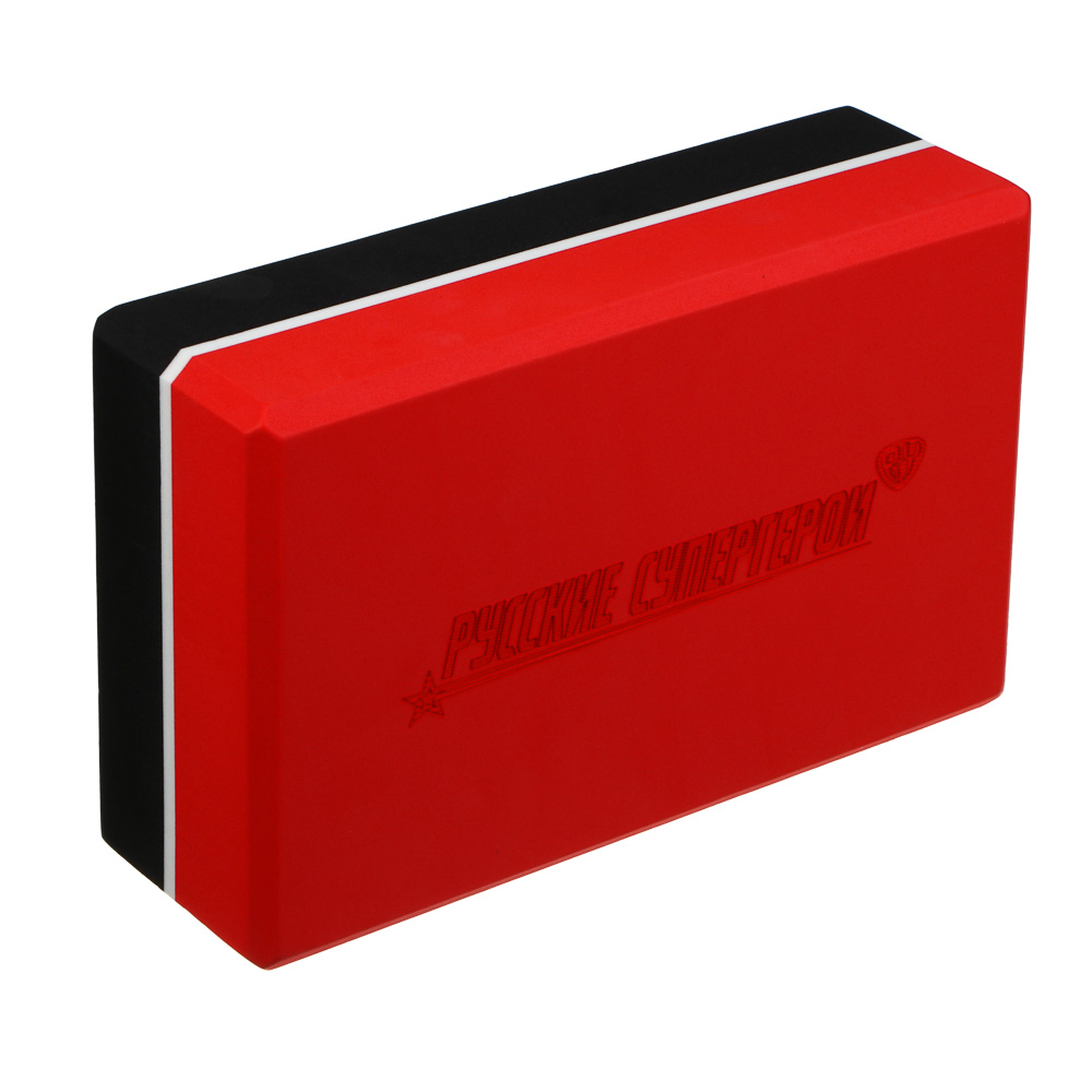 Блок д/йоги, двухцветный, 23х15х7.5см, EVA, 180г BY Русские Супергерои (1/1)