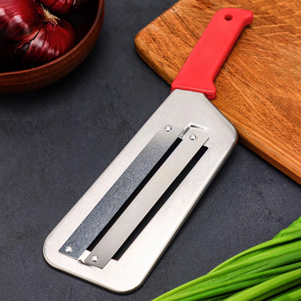 Шинковка для капусты ручная 29*9см (пластик/нжс) (1/12/144)