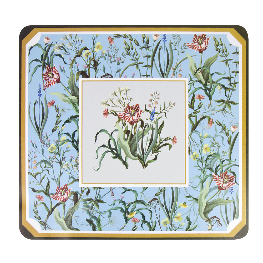 Салфетка сервировочная  30*28см.(плейсмат) "Floristry" (min12) (упаковочный пакет)(120)