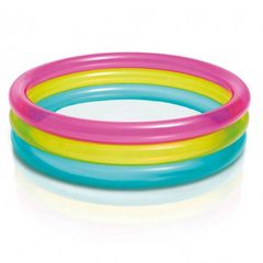 Бассейн детский, 86х25см, "Радуга", 1-3 года, 57104NP INTEX