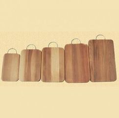 Доска разделочная б/желоба 40*25см мет/руч (бук) (1/10)