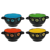 Бульонница 550мл (керам) (4цв) (4/24)