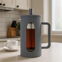 Френч-пресс 600мл, жаропрочное стекло, графит SATOSHI Форман (1/24)