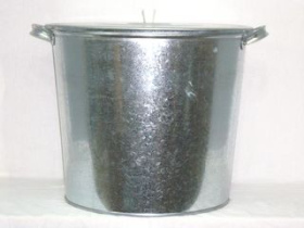 Бак 32л оц. для белья с крыш. оцинк. (1/5)