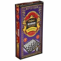 Шашки магнитные 24*24см (пластик/металл) (1/48)