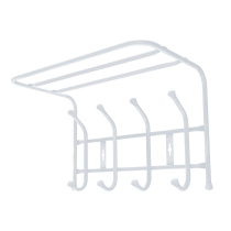 Вешалка настенная 4 крючка (матовый серый)(405х265х245) (1/5)