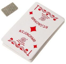 Карты игральные Poker Дама (русская колода 36карт) (10/10/120)