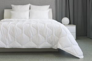 Одеяло Стеганое 220х200 "Magic bubbles" Белый (1/8)