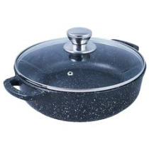 Жаровня 240мм ст/кр литая с АП ТМ Традиция Гранит алюм.(1/3)