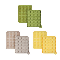 Форма д/выпечки с крышкой 20 ячеек 22,5х18,5см "Кейкпопс", 20 палочек, силикон, 3цв VETTA (1/48)