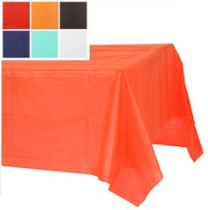 Скатерть ПЕВА 137*274cм (однотонная) (6цв) (1/12/144)