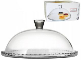Блюдо для торта Patisserie 322мм с/кр стекло(1/2)