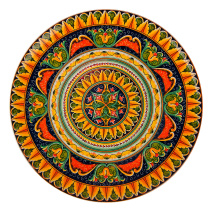 "Arabesque" Блюдо (оранжевый) d=27см,h=3см (min6) (транспортная уп.) фрф. (6/24)