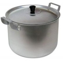 Кастрюля 10л мет/руч мет/кр, цил ТМ Калитва алюм. (4)