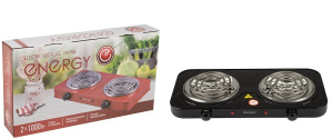 Электроплитка ENERGY EN-904В 1000Вт, защита от перегрева, свет.индик.раб., черный (1/4)