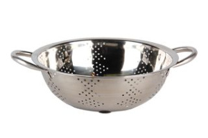 Дуршлаг 24см 1,2л с ручками (мет) (1/100)