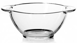 Бульонница 560мл прозрачная стекло(6)