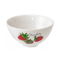 Пиала 250 мл (новая) Клубничное настроение (фарфор) , р.4 (20)