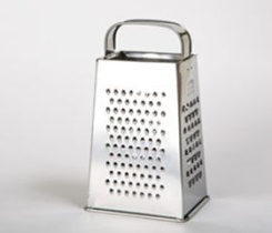 Терка 4-х гранная 22см "Кварц" с мет.ручкой (Сырное наполнение) (1/60)