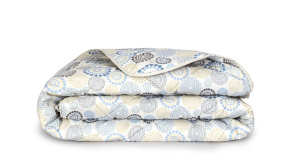 Одеяло стеганое облегченное "Шерсть овечья" 205х140 ТМ "7 перин" Разноцветный(1/10)