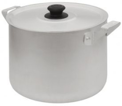 Кастрюля  8л мет/руч, мет/кр, цил ТМ Калитва алюм. (4)