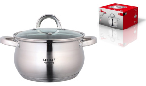 Кастрюля 2,1л,ст/кр, 5-ти слойн.капсул.индукц.дно, п/у (нжс) (6)