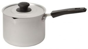 Кастрюля-ковш  0,75л  пл/руч, мет/кр ТМ Калитва алюм. (24)