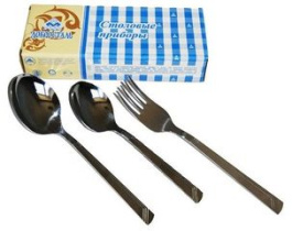 Набор стол 18пр "Аппетит" к/к б/н нерж.(1/6)