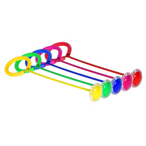 Нейроскакалка на ногу со светящимся роликом, PA,PP,PVC,PU,61x15x9см, 5цв SILAPRO (1/10)