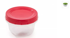Банка для хранения продуктов 0,3л пластик(30)