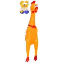 Игрушка - кричалка д/собак "КУРИЦА В ШОКЕ!", 37см (1/1)