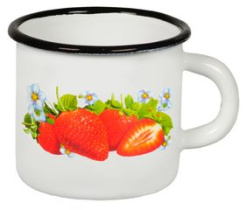 Кружка 0,40л с/дек эмаль(1/16)