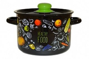 Кастрюля 2.9л Appetite Healthy food эмаль (1/6)