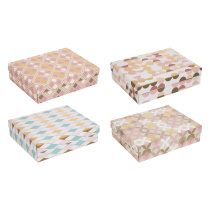 Коробка складная 27x20,5x6,8см, бумага, 4 диз (4/220)