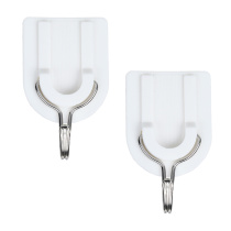 Крючки самокл. в пакете 2шт, пласт.VETTA (20/20)