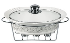 Мармит (кастрюля) 2,8л ст/кр, м/п (жаропроч. керам) (4)