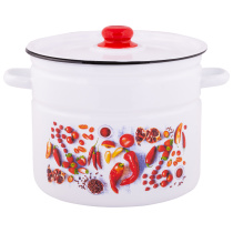 Кастрюля 9,0л Appetite Паприка цил эмаль (1/2)