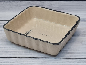 Емкость для запекания квадратная "Волна" Лирика (6)