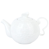 Чайник "Маршмеллоу" 19,5х11,5х12,5см v=750мл (фарфор) (транспортная упаковка)(1/12)