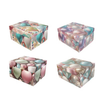 Коробка складная 31x25x16см, бумага, 4 диз (4/180)